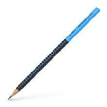 Faber-Castell Grafitová ceruzka Grip Two Tone, modrá/čierna, 12 ks