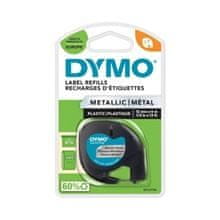 Dymo Metalická páska LetraTag, 12 mm, strieborná