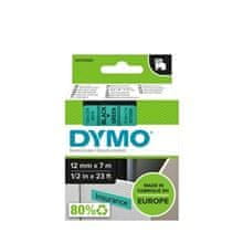 Dymo Páska D1 šírka 12 mm, čierna/zelená