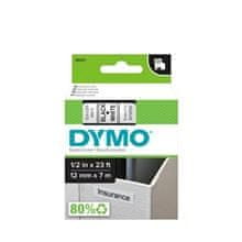 Dymo Páska D1 šírka 12 mm, čierna/biela