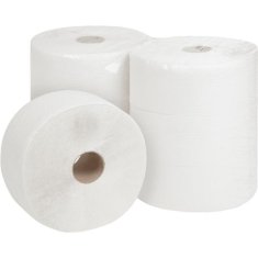 Jumbo Toaletný papier - dvojvrstvový, priemer 24 cm, 6 roliek