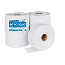 Jumbo Toaletný papier Primasoft - 2vrstvový, biely, 23 cm, 6 roliek