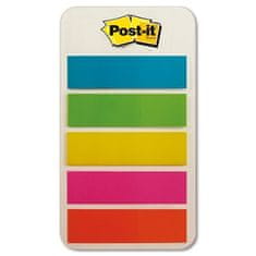 Post-It Záložky - 11,9 × 43,2 mm, mix 5 farieb