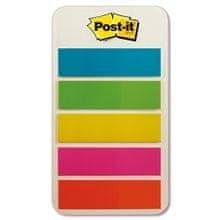 Post-It Záložky - 11,9 × 43,2 mm, mix 5 farieb