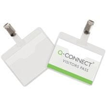 Q-Connect Visačka s klipsom, horizontálna, 25 ks
