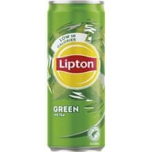 Ľadový čaj Lipton - zelený, plech, 24x 0,33 l