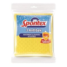 Spontex Hubové utierky - antibakteriálne, 3ks