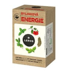 LEROS Bylinný čaj - bylinková energia, 20x 2 g