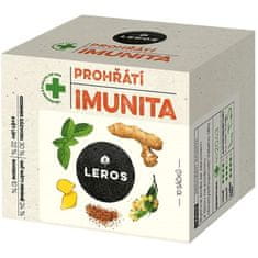 LEROS Bylinný čaj Imunita - Lipa a zázvor, 10x2g