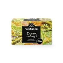 Bylinný čaj VeltaTea-zázvor s citrusmi, bio, 20x2g