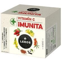LEROS Bylinný čaj Imunita- vitam.C šípok a rakytné