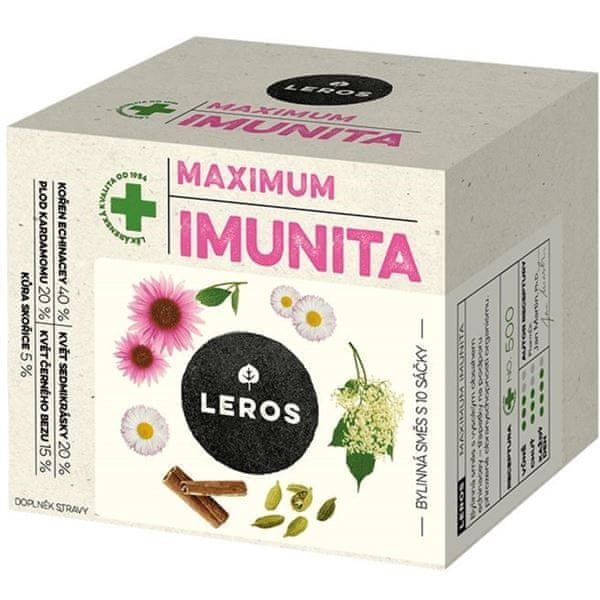 LEROS Čaj Imunita-echinacea a sedmokráska, 10x1, 2g