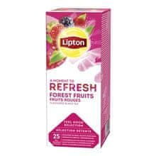 Čierny čaj Lipton Refresh Lesné plody, 25 x 1,6 g