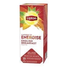 Čierny čaj Lipton Energise English breakfast, 25x 2g