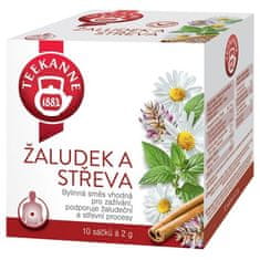 Bylinný čaj Teekanne žalúdok a črevá, 10x 2 g