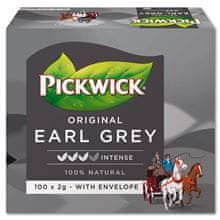 Pickwick Čierny čaj Earl Grey, 100 ks