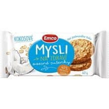 Ovsené sušienky Mysli Emco, kokosové, 60 g