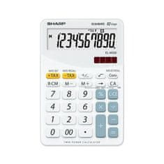 Sharp Stolný kalkulač. ELM 332 - 10-miest, biela