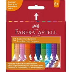 Faber-Castell Voskovky Grip, plastové, 12 ks