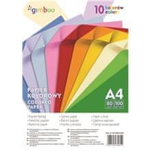 Gimboo Bar.papiere A4 - 100 listov, 10 neónových farieb