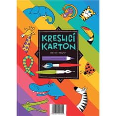 Kresliaci kartón A4, 200 g/m2, 200 listov, biely