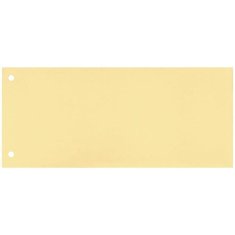 Q-Connect Papierový rozraďovač 1/3, žltý, 100 ks