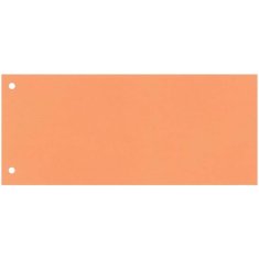 Q-Connect Papierový rozraďovač 1/3, oranžový, 100ks