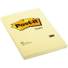 Post-It Bloček Post it, 101 x 152 mm, štvorčekový, žltý