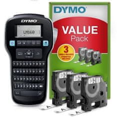 Dymo Štítkovač LM 160 + 3 ks páska D1, 12 mm