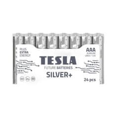 TESLA Alkal. batéria SILVER+ LR03, typ AAA, 24 ks