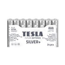 TESLA Alkal. batéria SILVER+ LR03, typ AAA, 24 ks