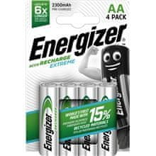 Energizer Nab.bat. Extreme-AA, 2300mAh, prednab., 4ks