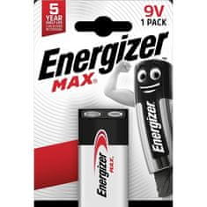 Energizer Alkalické batérie Max 9 V, 1 ks