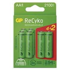 GP Nabíjacia batéria ReCyko-AA,HR6,2 100 mAh,6 ks