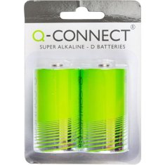 Q-Connect Alkalické batérie - MN1300, LR20, D, 2 ks