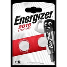 Energizer Gombíkové lítiové batérie - 3V, CR2016, 2 ks