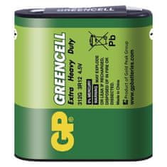 GP Zinková batéria Greencell plochá, 3R12, 4, 5V, 1 ks