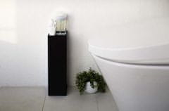 Relax Stojan na toaletné papiere Yamazaki Tower, čierny