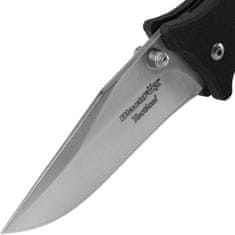 Fox Knives BF-114 BLACK FOX vreckový nôž s asistenciou 7,5 cm, čierna, G10, nylonové puzdro