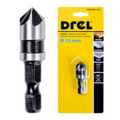 DREL vrták fazule prehlbovač drevo pvc 12 mm hex