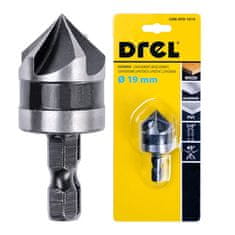 DREL vrták fazule bager drevo pvc 19 mm hex