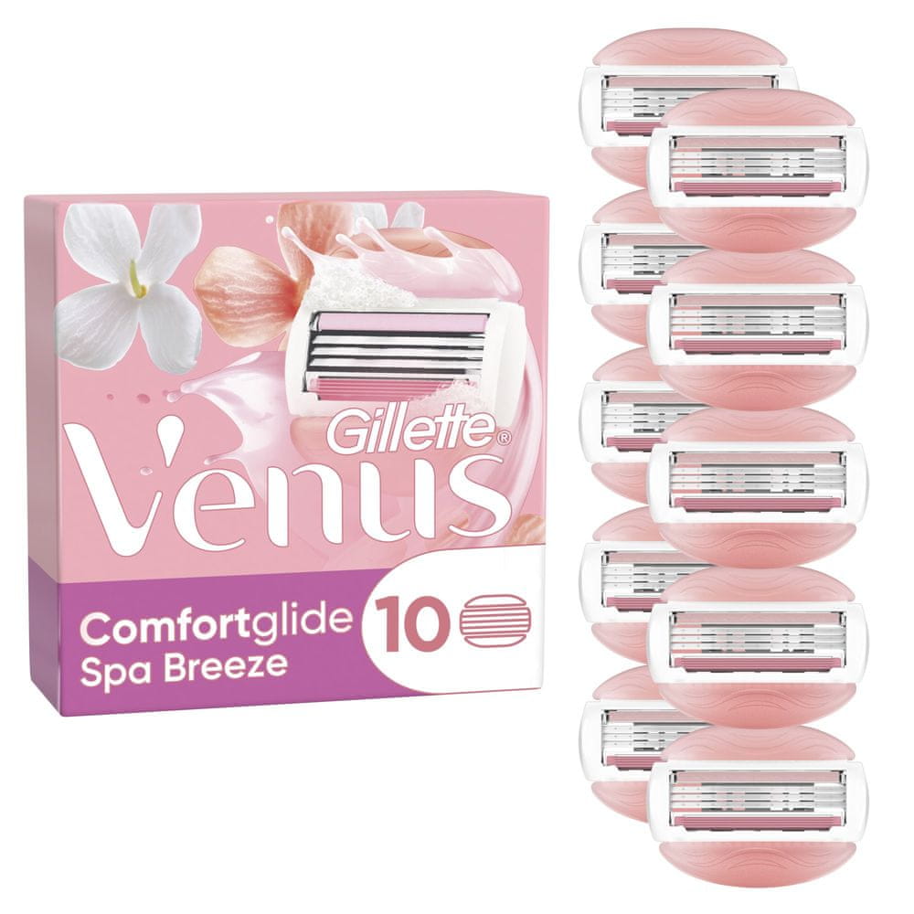 Gillette Venus ComfortGlide Spa Breeze náhradní hlavice 10ks