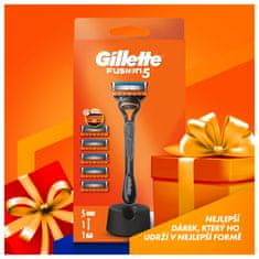 Gillette Fusion5 Holicí Strojek Pro Muže, 1 Holicí Strojek, náhradní hlavice 5ks