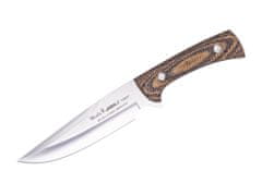 Muela JABALI-17G lovecký nôž 17 cm, hnedo-horčicovohnedá, Micarta, kožené puzdro