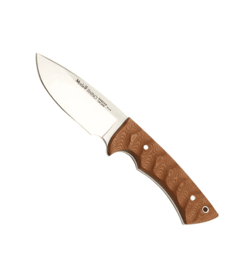 Muela RHINO-SV.C/K outdoorový nôž 10 cm, hnedá Coyote, Micarta, puzdro Kydex