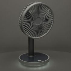 KIK KX3691 Stolný biely ventilátor 30 cm