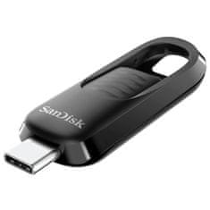 SanDisk USB Flash disk Ultra Slider 128 GB USB-C - černý