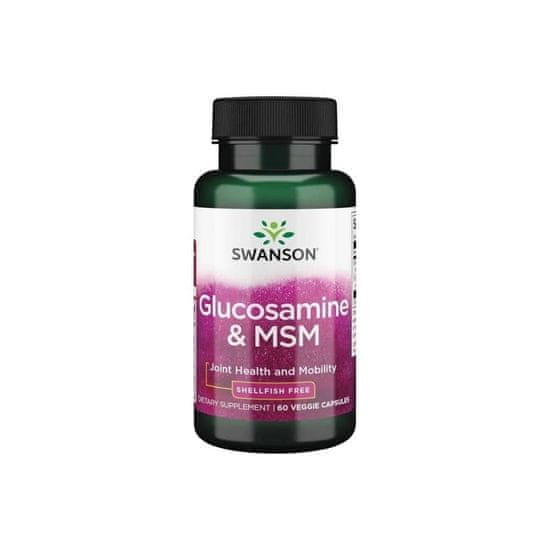 Swanson Doplnky stravy Glucosamine Amp Msm 60 Caps