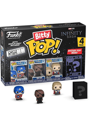 Figúrka Marvel - Infinity Saga Captain America 4-pack (Funko Bitty POP)