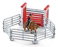 Schleich Farm World 41419 Kovboj na býkovi a príslušenstvo